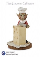 Les Alpes - Folletto con Formaggio - Resina - dipinto a mano - 027 110062