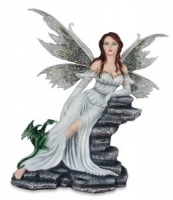 Les Alpes -  Fata Senna - Resina - Dipinto a mano