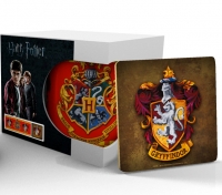 Harry Potter - Tazza e Sottobicchiere Grifondoro - Ceramica - Prodotto Ufficiale Warner Bros.