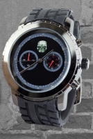 Orologio - Cockpit - Gomma - Metallo - Resistente Acqua