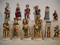 Scacchi - Romani Egiziani - Cleopatra - Polvere di Marmo