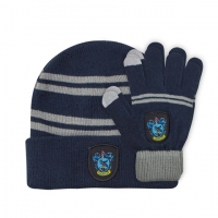 Harry Potter - Set Guanti e Cappello - Corvonero - Prodotto Ufficiale Warner Bros.