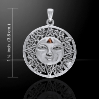 Gioielli - Gioielli Celtici - Pendenti - Pendente Sole In Autunno - Argento 925