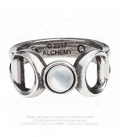 Gioielli - Anello Triplice Dea - Peltro